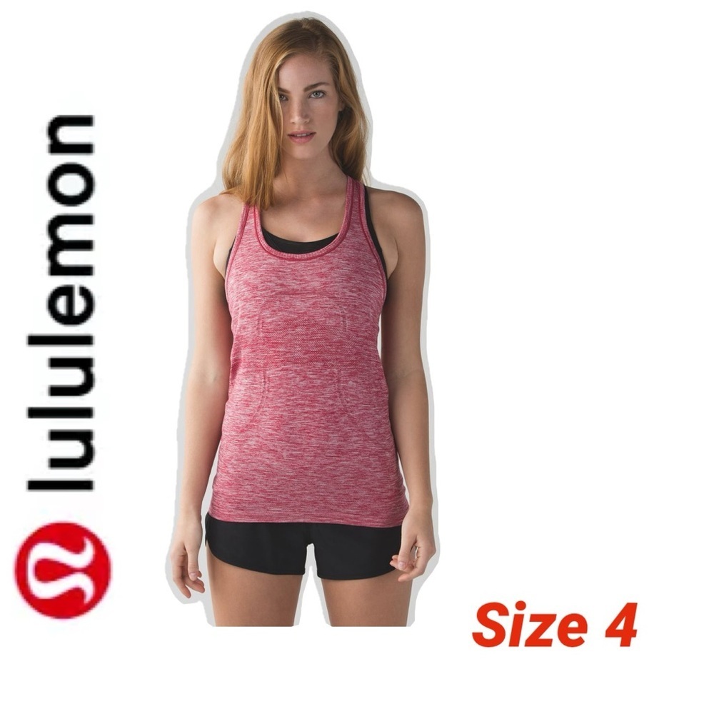 Lululemon Swiftly Tech Racerback size 4
Heathered Cranberry​​